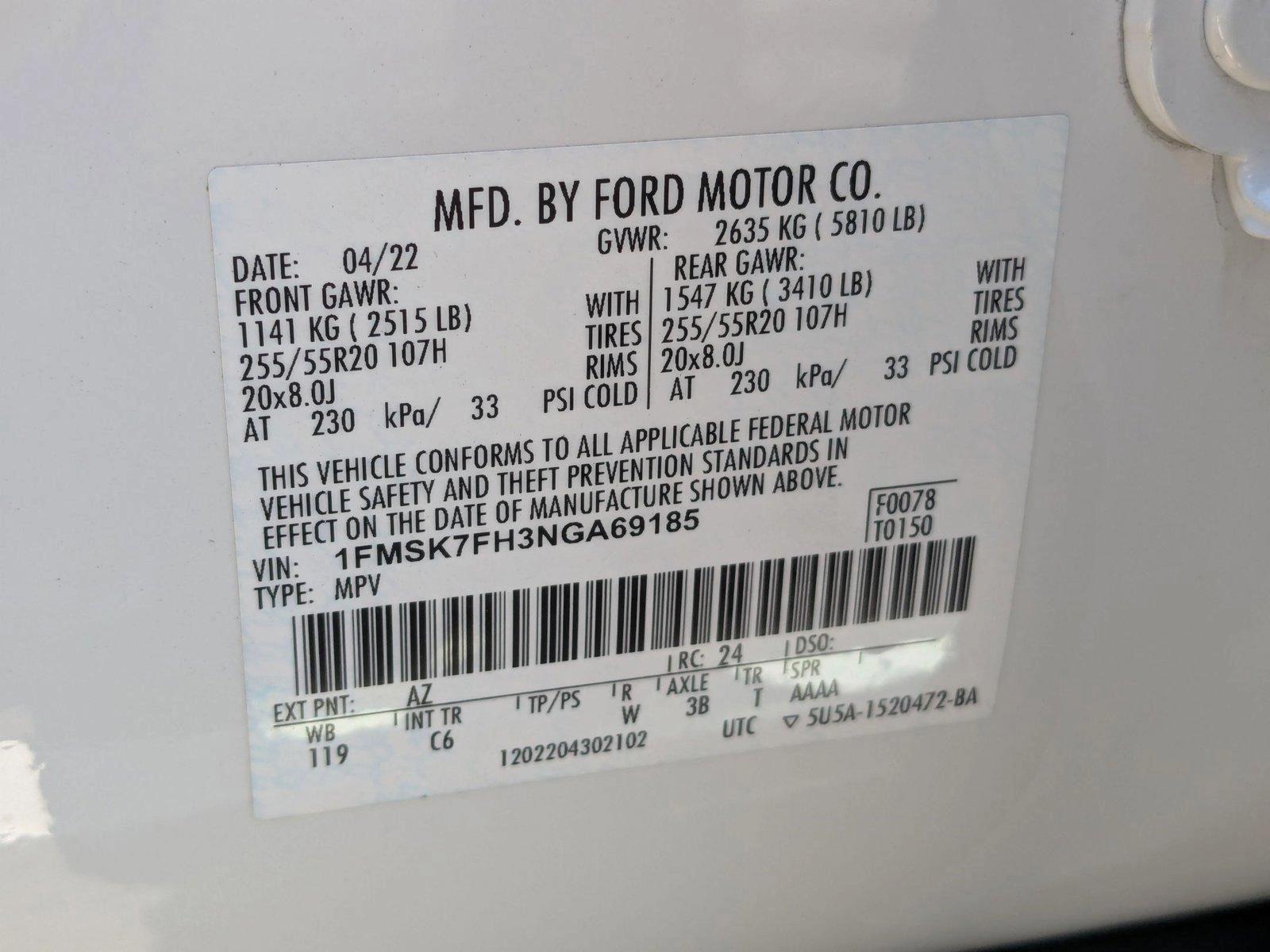 2022 Ford Explorer Vehicle Photo in Clearwater, FL 33764