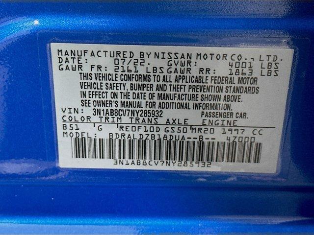 2022 Nissan Sentra Vehicle Photo in Flemington, NJ 08822