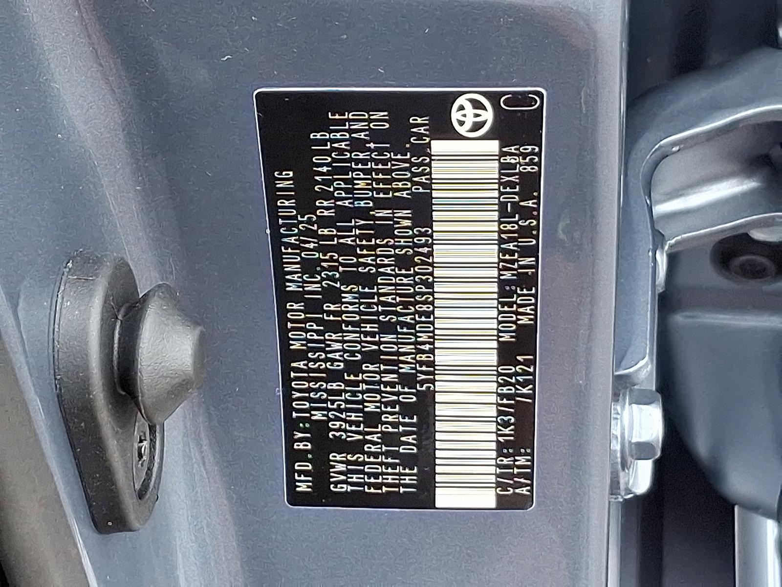 2025 Toyota Corolla Vehicle Photo in Trevose, PA 19053