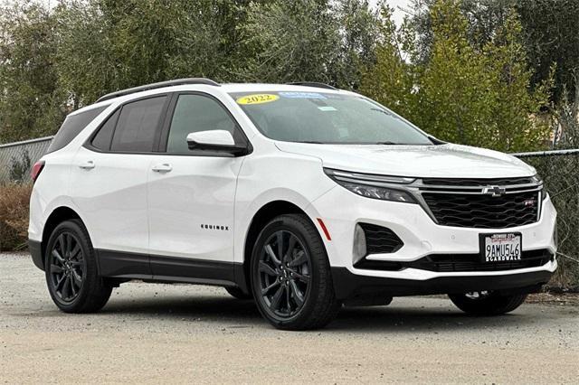 Certified 2022 Chevrolet Equinox RS with VIN 3GNAXMEV6NS117102 for sale in Redwood City, CA