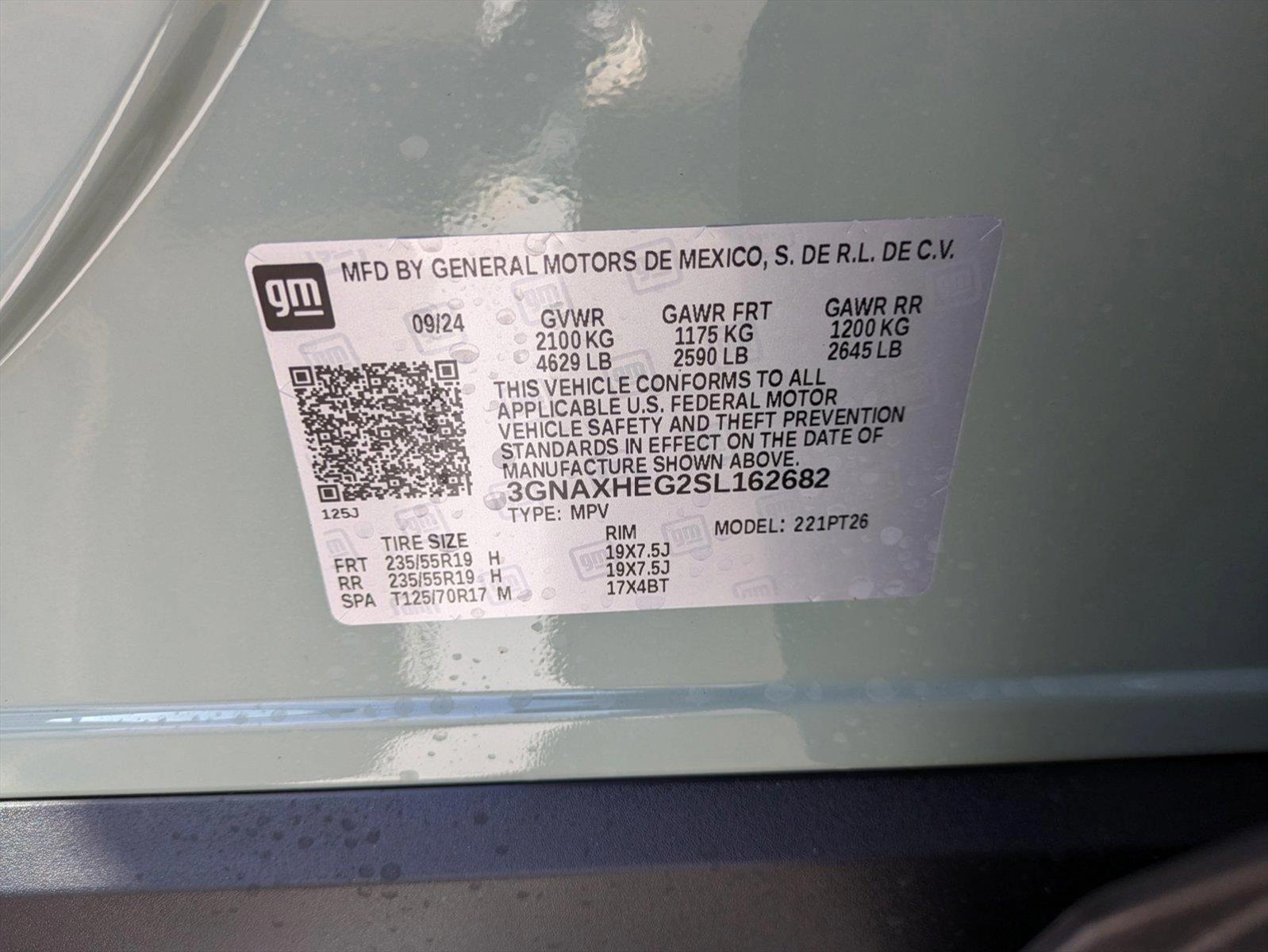 2025 Chevrolet Equinox Vehicle Photo in AUSTIN, TX 78759-4154