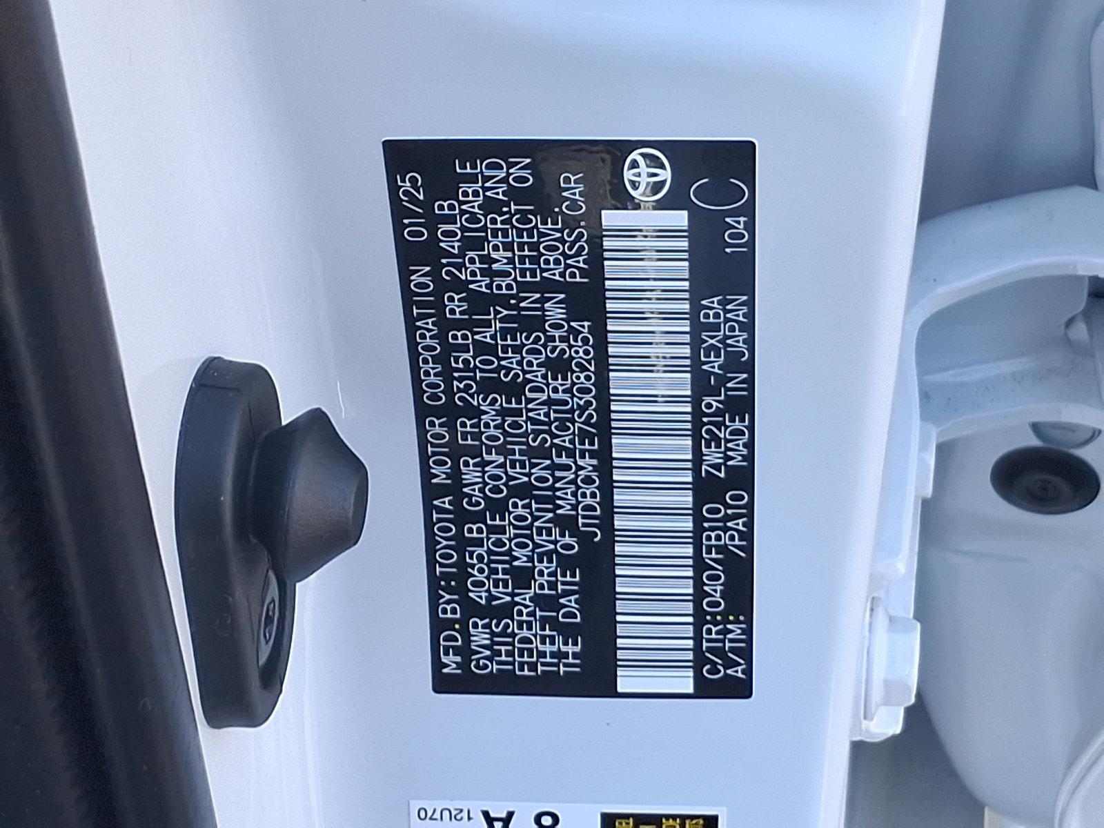 2025 Toyota Corolla Vehicle Photo in Trevose, PA 19053