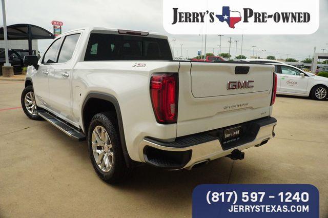 Used 2020 GMC Sierra 1500 SLT with VIN 3GTU9DEDXLG213466 for sale in Weatherford, TX