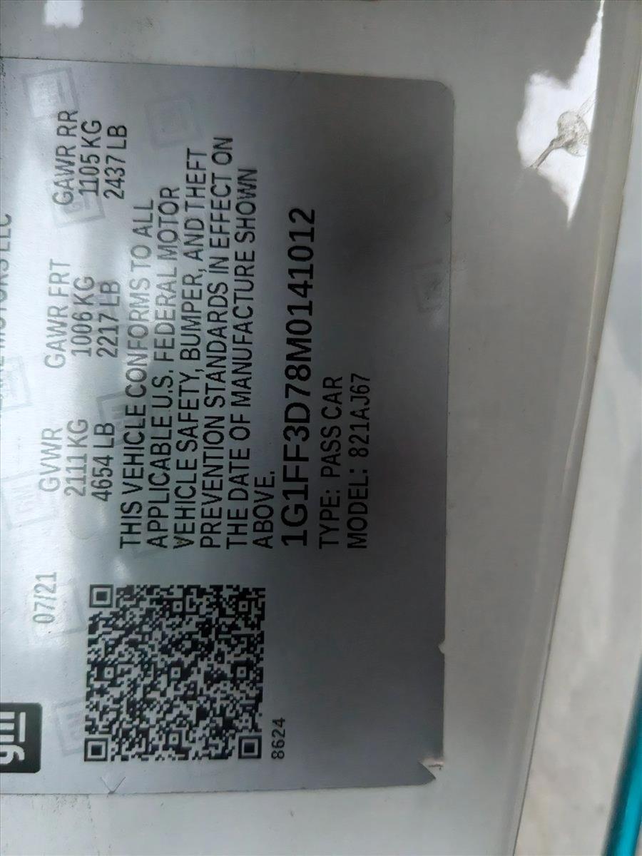 2021 Chevrolet Camaro Vehicle Photo in Miami, FL 33135