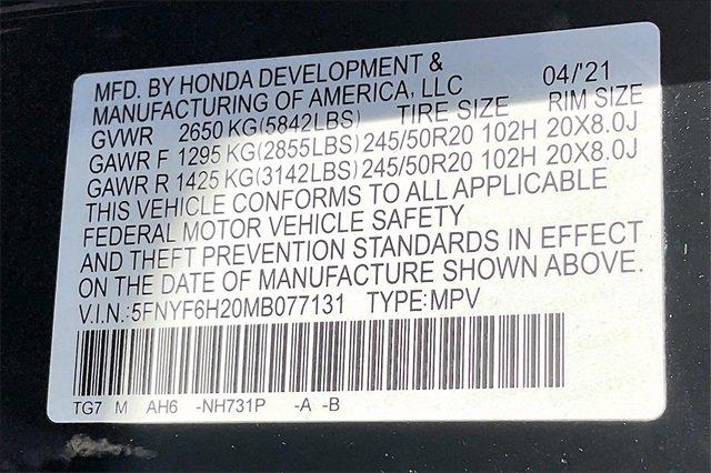 2021 Honda Pilot Vehicle Photo in INDEPENDENCE, MO 64055-1314