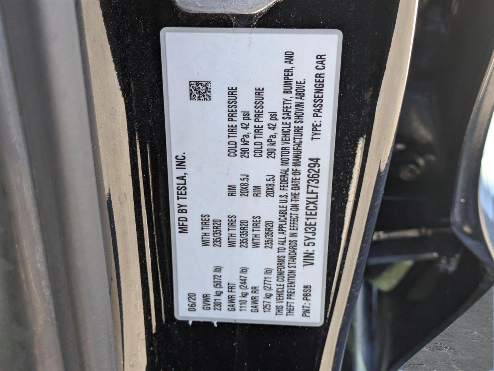 2020 Tesla Model 3 Vehicle Photo in Panama City, FL 32401