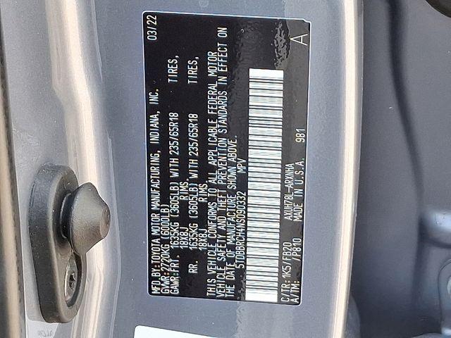 2022 Toyota Highlander Vehicle Photo in WATERTOWN, CT 06795-3318