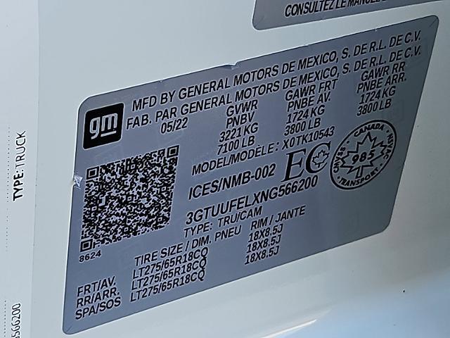 2022 GMC Sierra 1500 Vehicle Photo in TREVOSE, PA 19053-4984