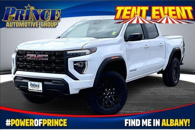 Summit White 2026 GMC Canyon Elevation Crew Cab RWD Pickup Truck 4X2 8-Speed Automatic