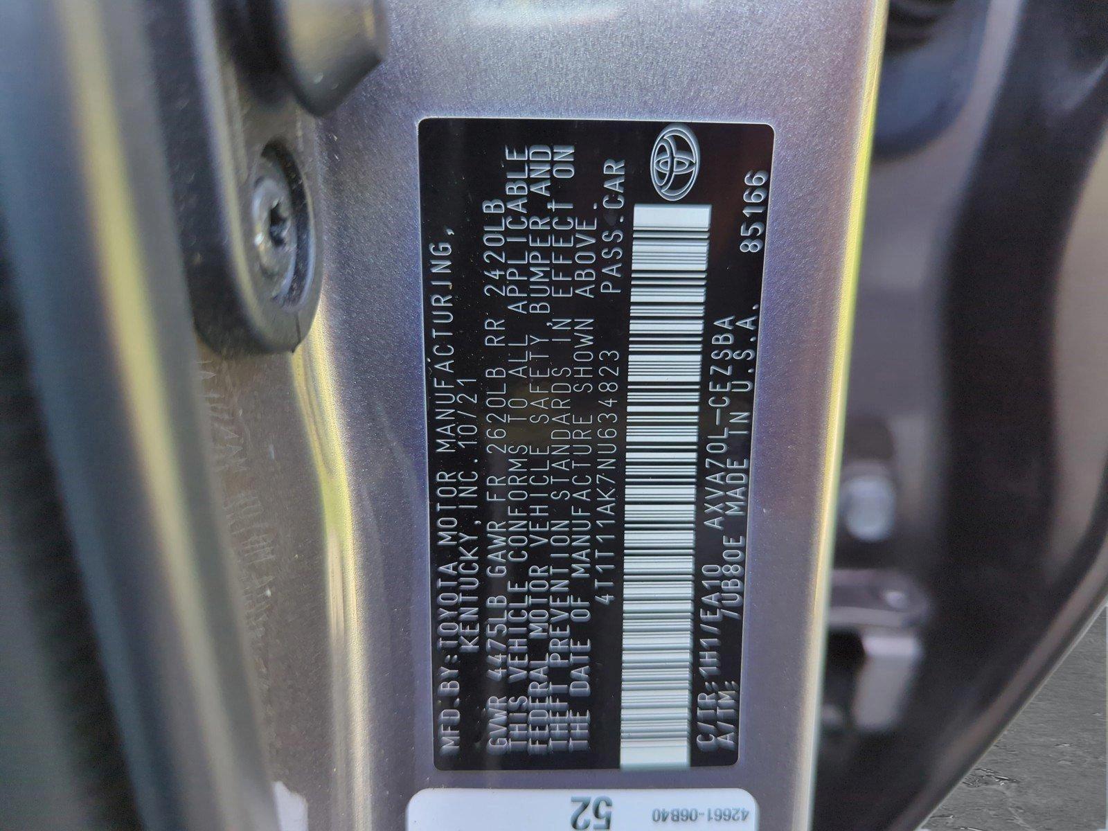 2022 Toyota Camry Vehicle Photo in Margate, FL 33063