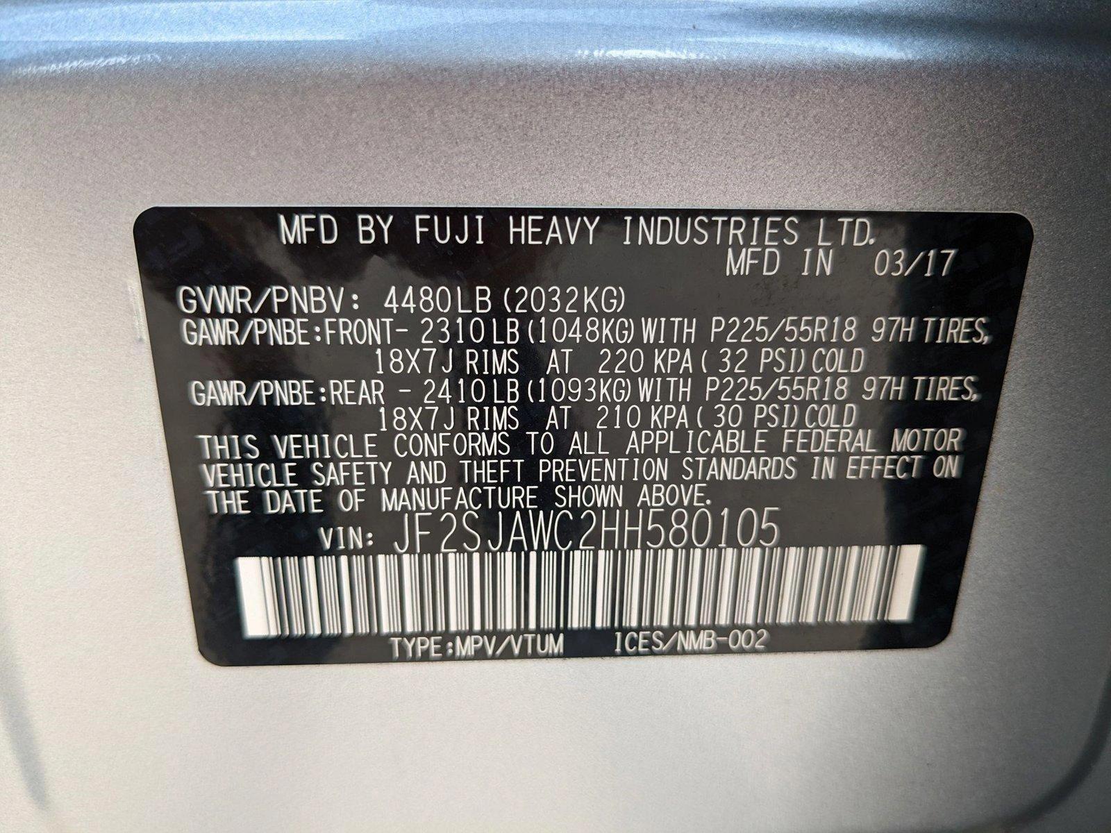 2017 Subaru Forester Vehicle Photo in Davie, FL 33331