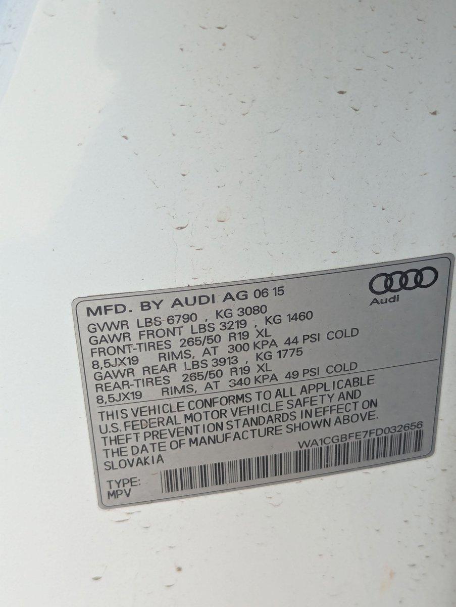 2015 Audi Q7 Vehicle Photo in Pembroke Pines , FL 33027
