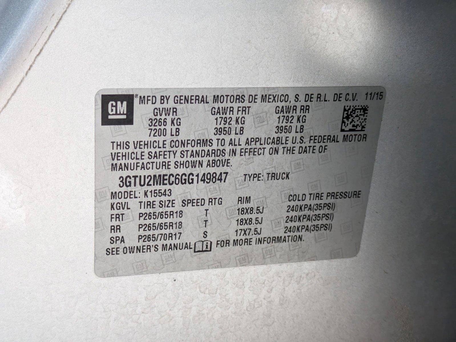 2016 GMC Sierra 1500 Vehicle Photo in ORLANDO, FL 32812-3021