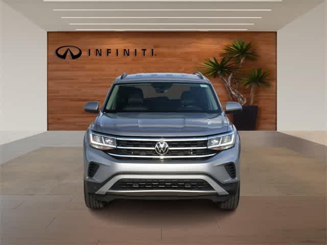 Used 2021 Volkswagen Atlas SE w/Tech with VIN 1V2WP2CA2MC537073 for sale in Houston, TX