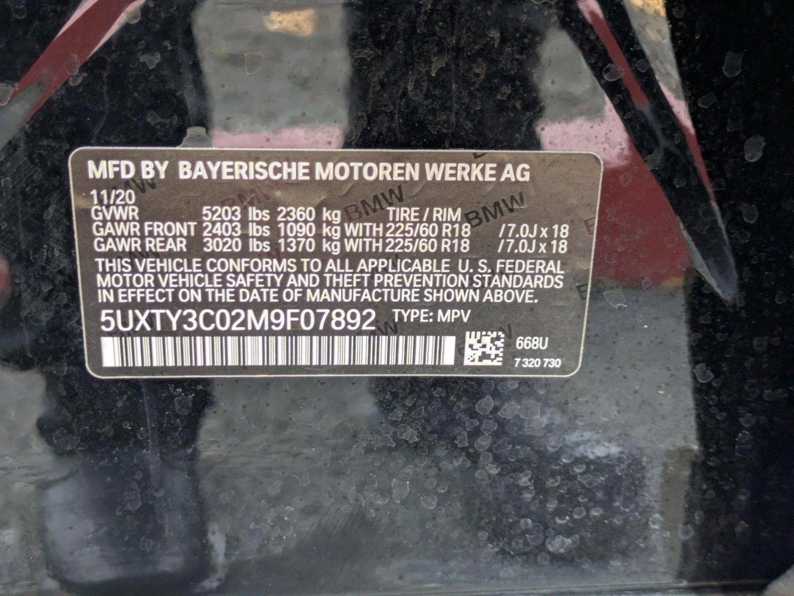 2021 BMW X3 sDrive30i Vehicle Photo in Tustin, CA 92782