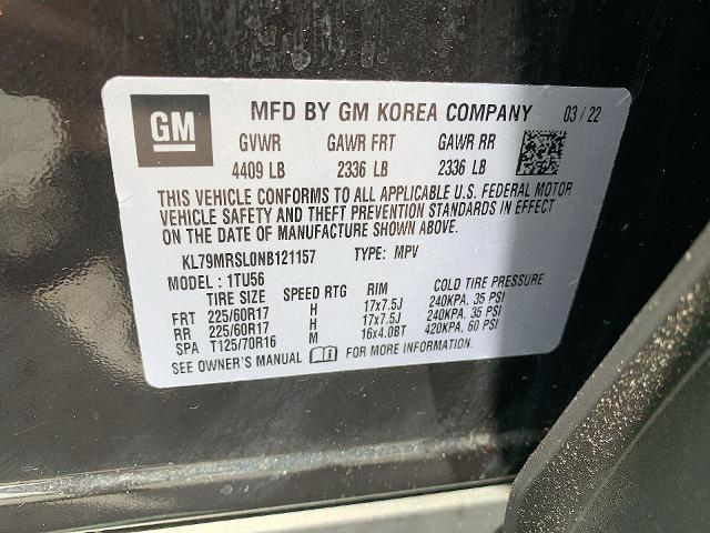 2022 Chevrolet Trailblazer Vehicle Photo in MOON TOWNSHIP, PA 15108-2571