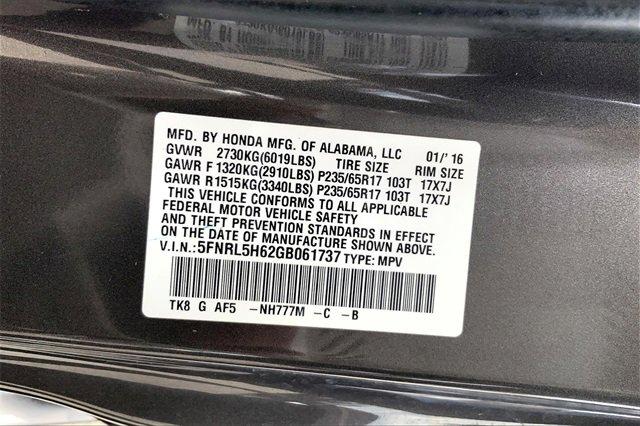 2016 Honda Odyssey Vehicle Photo in KANSAS CITY, MO 64114-4502