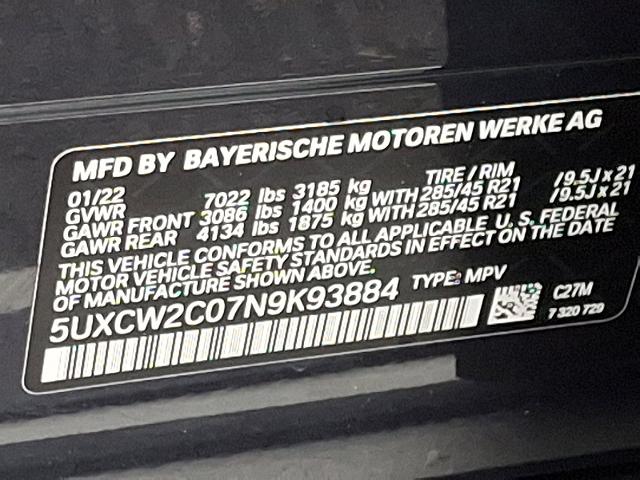 2022 BMW X7 Vehicle Photo in TREVOSE, PA 19053-4984