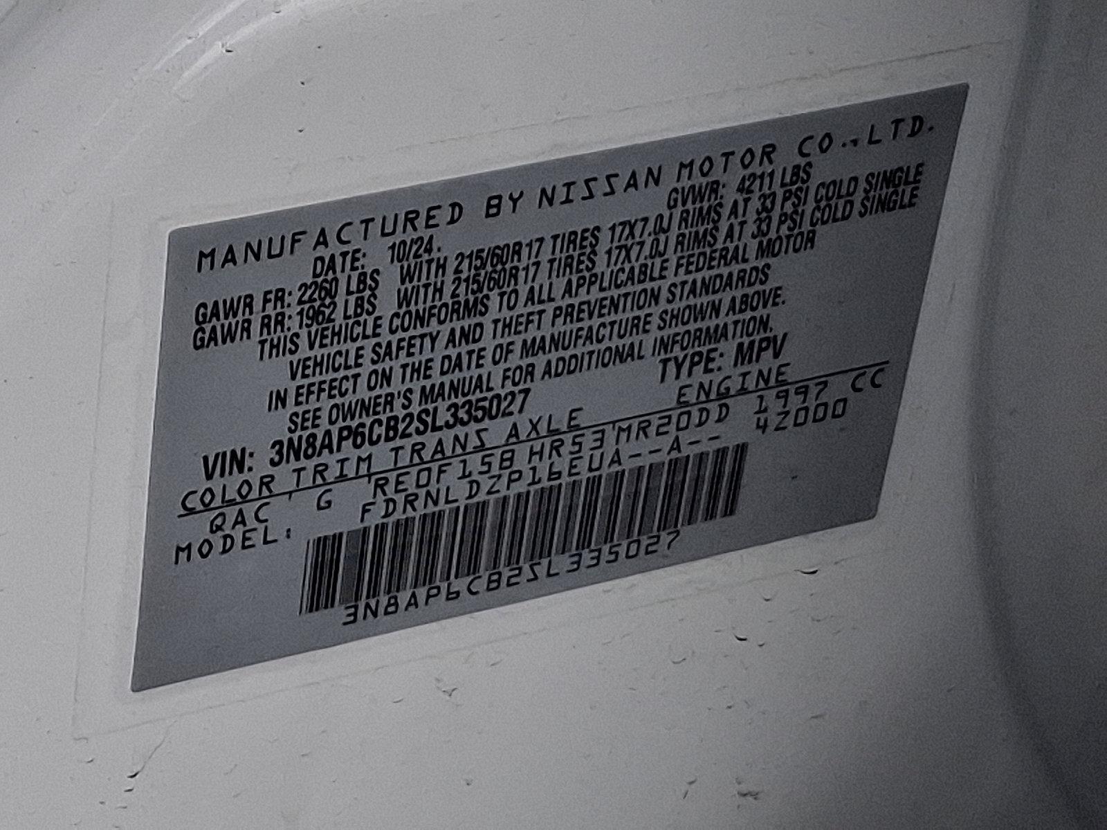 2025 Nissan Kicks Vehicle Photo in Jenkintown, PA 19046