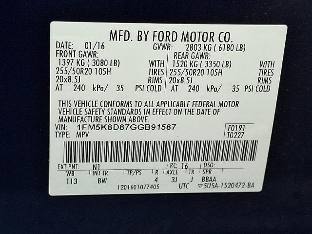 2016 Ford Explorer Vehicle Photo in TREVOSE, PA 19053-4984