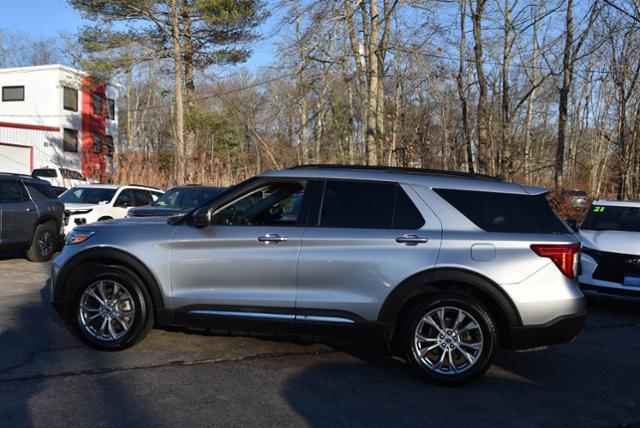 Used 2021 Ford Explorer XLT with VIN 1FMSK8DHXMGB09589 for sale in Whitman, MA