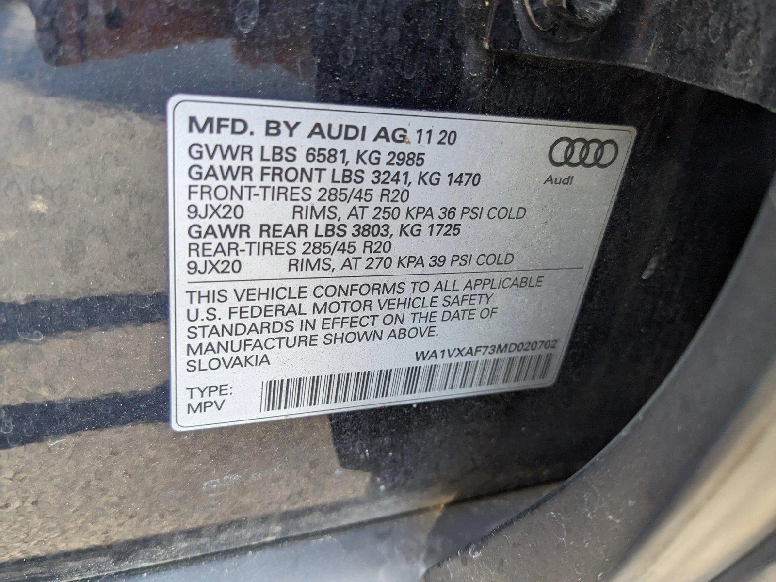 2021 Audi Q7 Vehicle Photo in Orlando, FL 32811