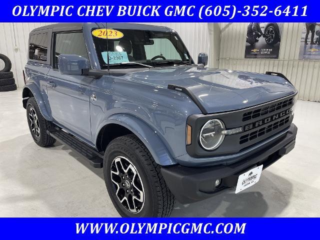 Used 2023 Ford Bronco 2-Door Outer Banks with VIN 1FMDE5AP7PLB19728 for sale in Huron, SD