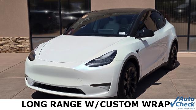 Certified 2020 Tesla Model Y Long Range with VIN 5YJYGDEEXLF021339 for sale in Delray Beach, FL