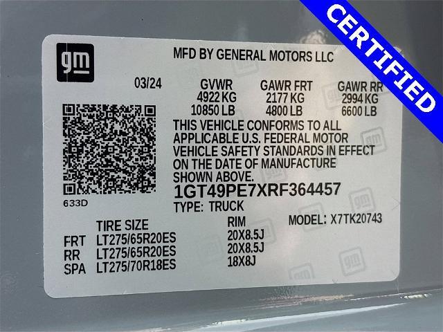 2024 GMC Sierra 2500 HD Vehicle Photo in PUYALLUP, WA 98371-4149
