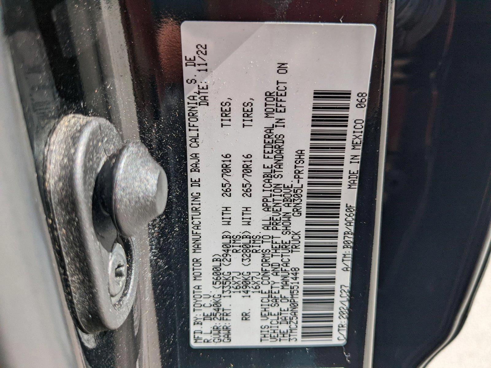 2023 Toyota Tacoma 4WD Vehicle Photo in Davie, FL 33331