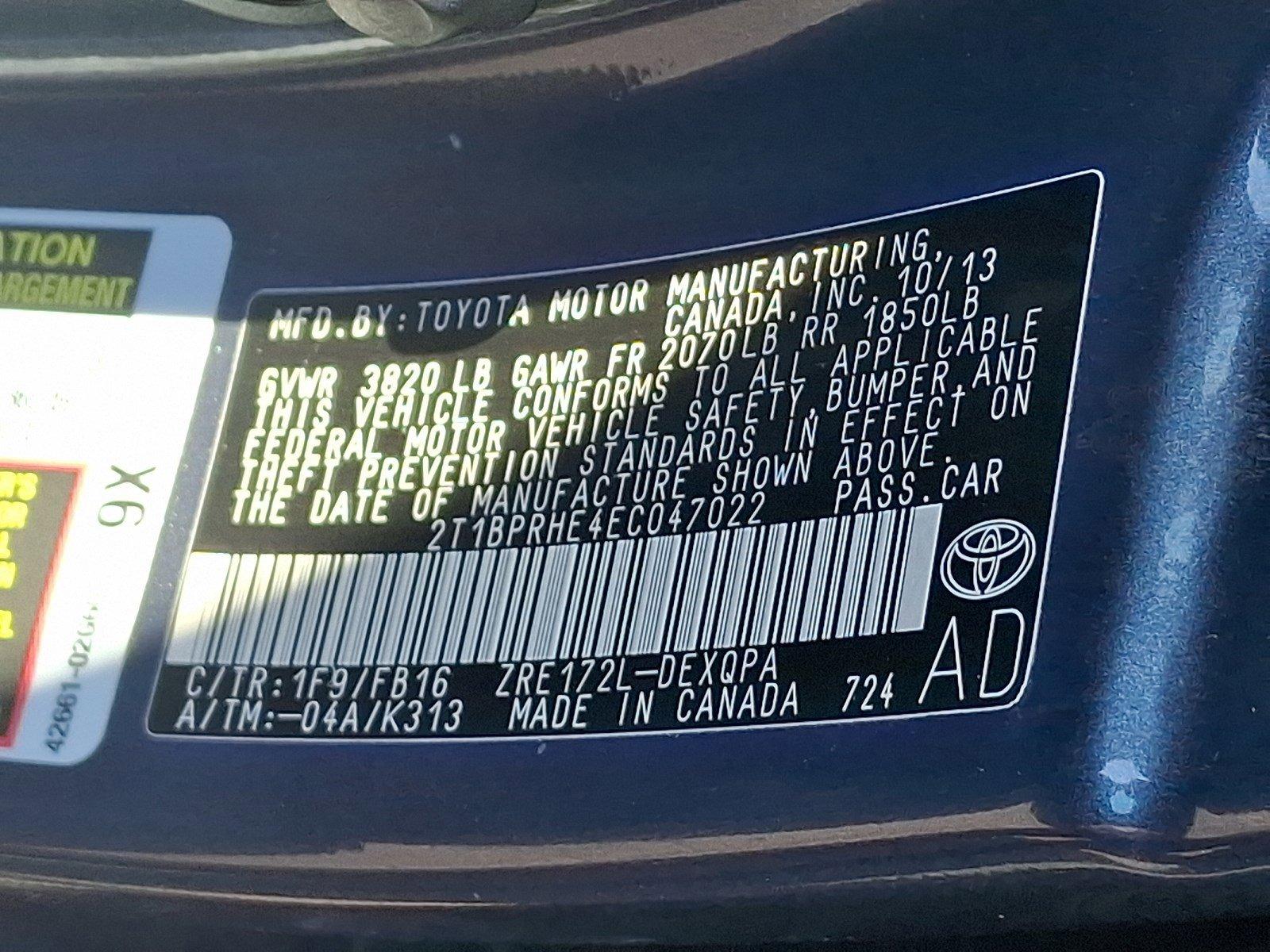 2014 Toyota Corolla Vehicle Photo in Harrisburg, PA 17111