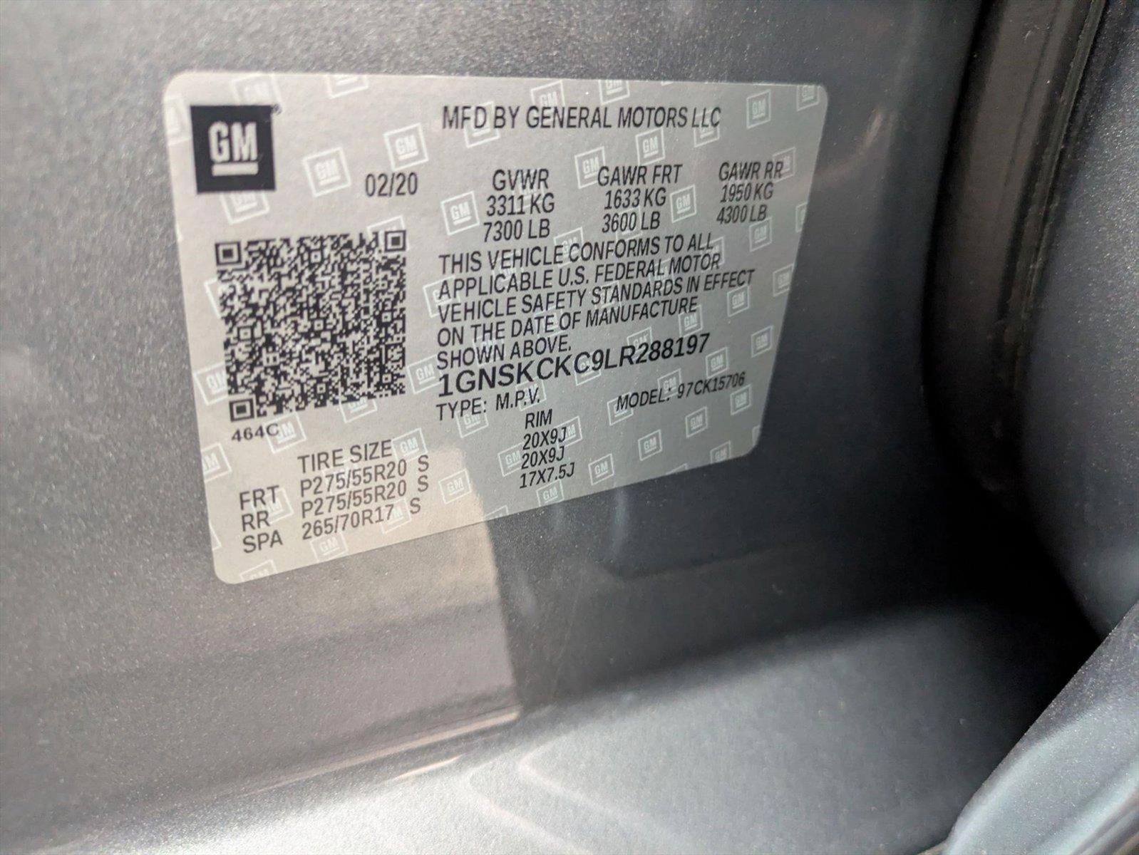 2020 Chevrolet Tahoe Vehicle Photo in LAUREL, MD 20707-4697