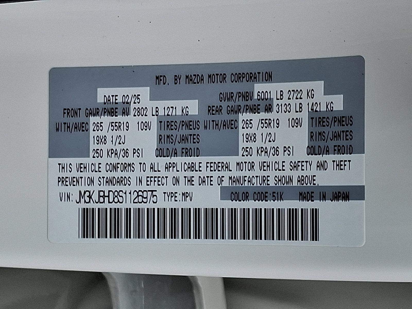 2025 Mazda CX-70 Vehicle Photo in Trevose, PA 19053