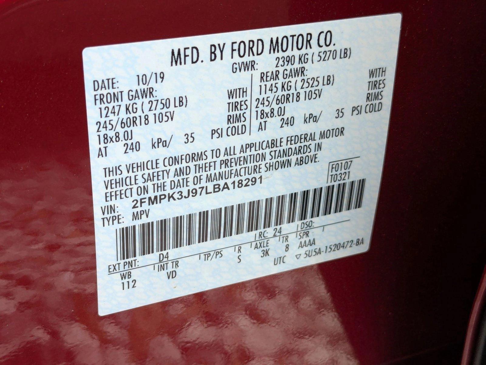 2020 Ford Edge Vehicle Photo in Tampa, FL 33614