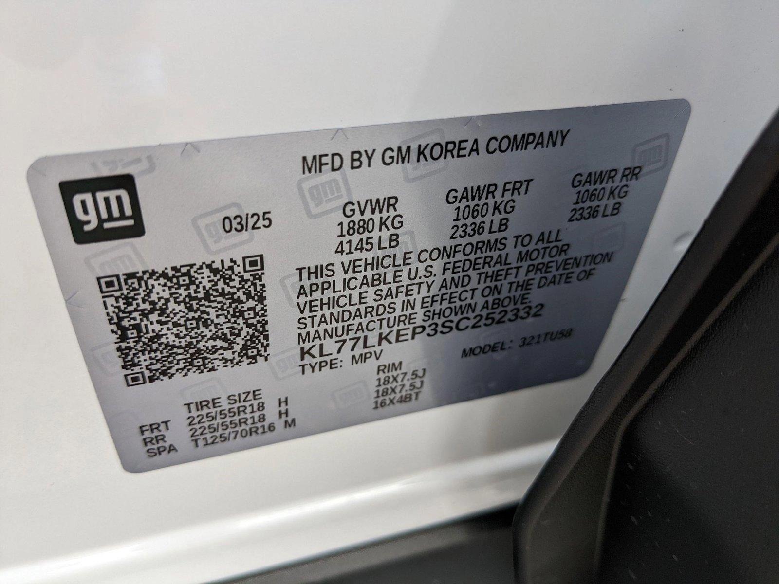 2025 Chevrolet Trax Vehicle Photo in ORLANDO, FL 32808-7998