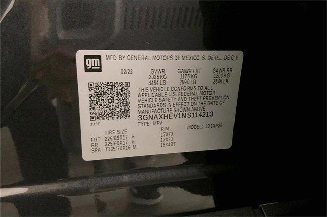 2022 Chevrolet Equinox Vehicle Photo in INDEPENDENCE, MO 64055-1314
