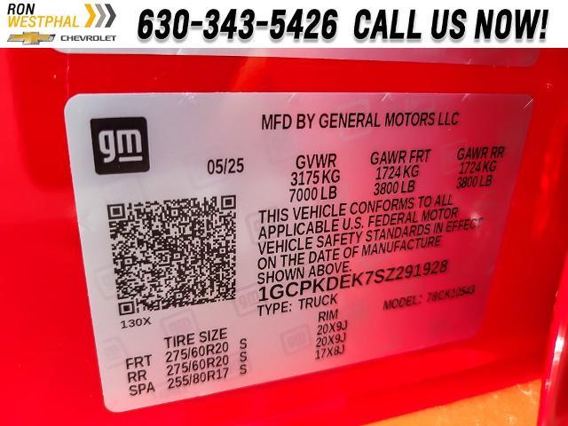2025 Chevrolet Silverado 1500 Vehicle Photo in AURORA, IL 60503-9326