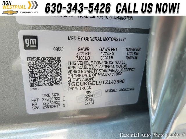 2026 Chevrolet Silverado 1500 Vehicle Photo in AURORA, IL 60503-9326