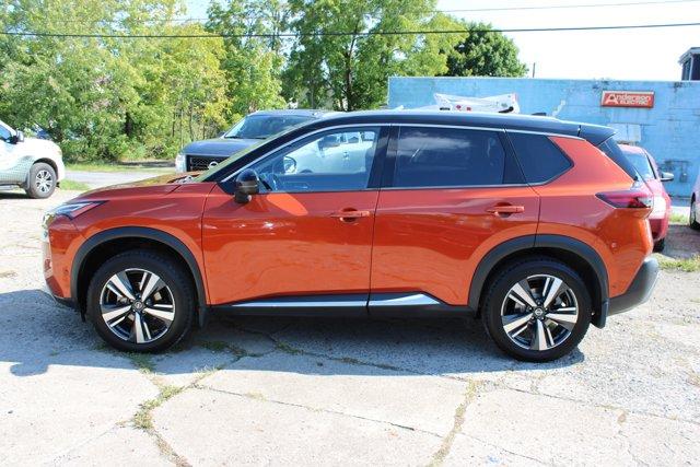 Certified 2021 Nissan Rogue Platinum with VIN JN8AT3DD6MW302748 for sale in Indiana, PA