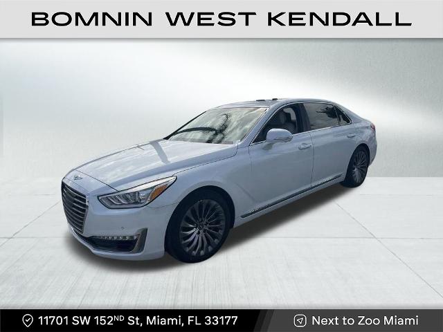 Used 2017 GENESIS G90 Premium with VIN KMHG34JA7HU027359 for sale in Miami, FL