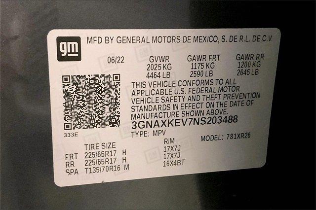 2022 Chevrolet Equinox Vehicle Photo in KANSAS CITY, MO 64114-4502