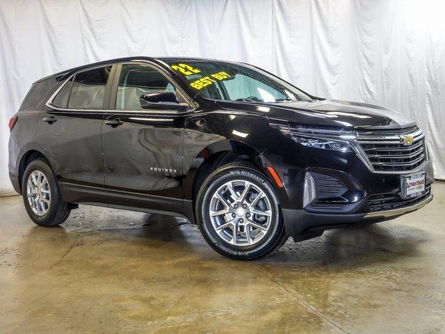 Used 2022 Chevrolet Equinox LT with VIN 3GNAXKEV1NL122111 for sale in Bolingbrook, IL