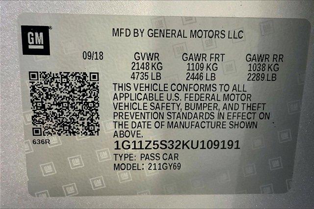 2019 Chevrolet Impala Vehicle Photo in INDEPENDENCE, MO 64055-1314