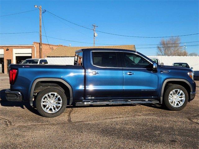 Used 2021 GMC Sierra 1500 SLT with VIN 3GTU9DED1MG261679 for sale in Pueblo, CO