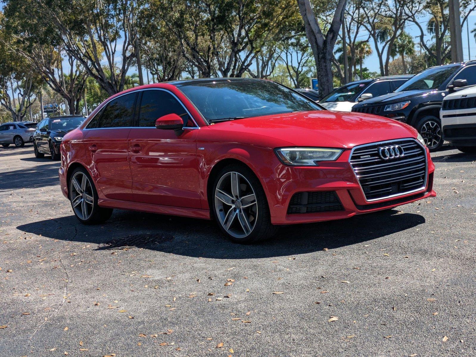 2018 Audi A3 Sedan Vehicle Photo in Pembroke Pines, FL 33027