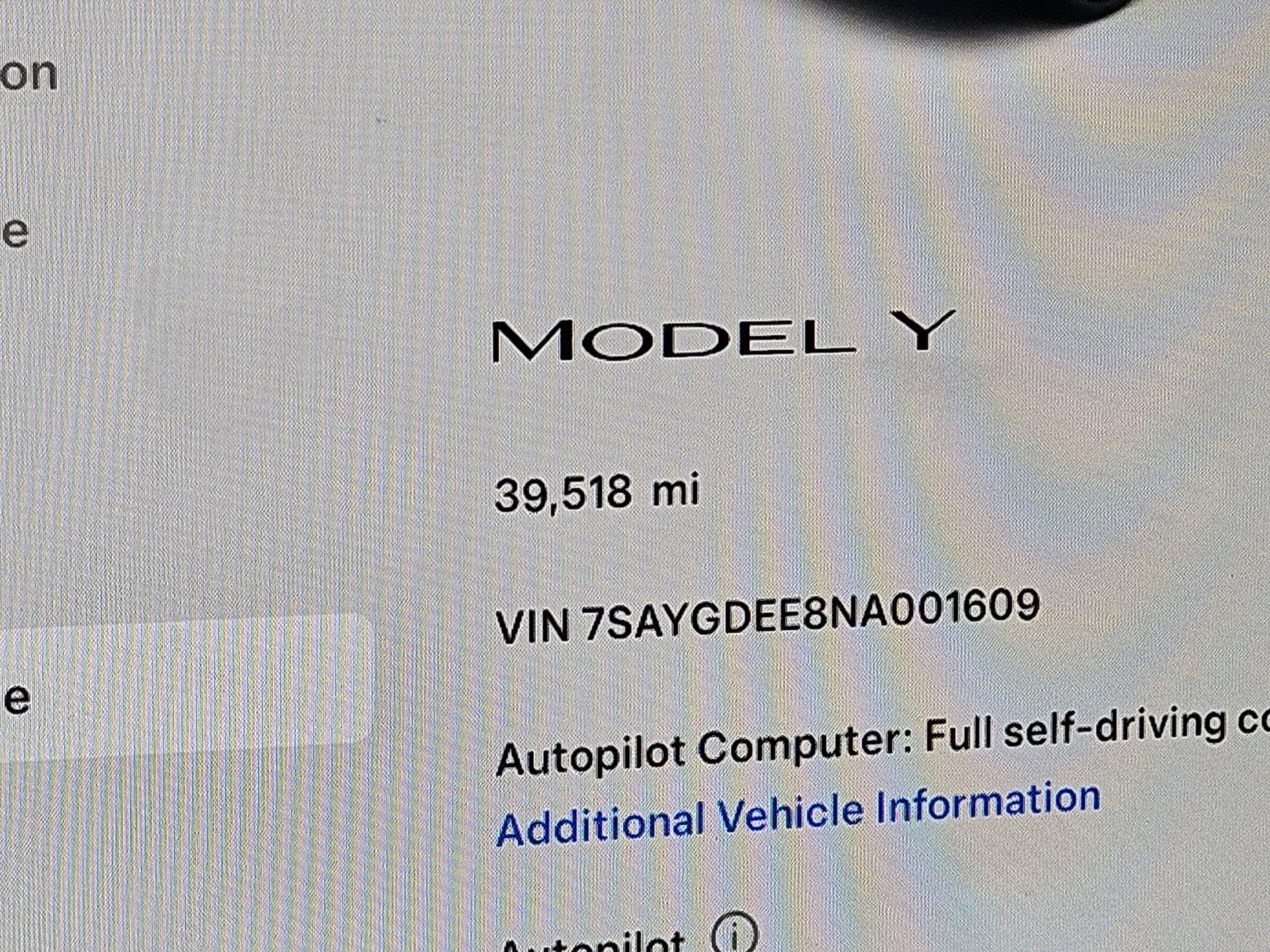 2022 Tesla Model Y Vehicle Photo in Pembroke Pines , FL 33027