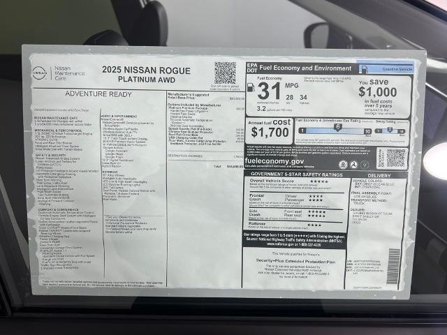 2025 Nissan Rogue Vehicle Photo in Tulsa, OK 74129