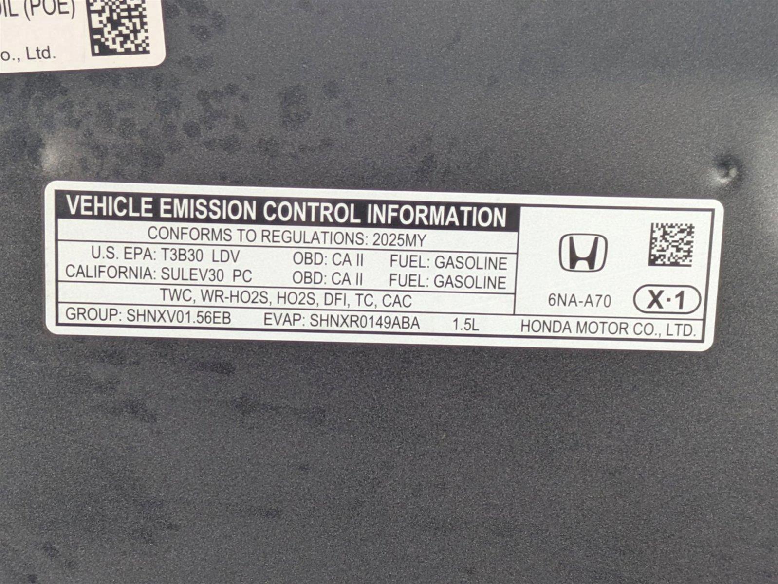 2025 Honda Accord Sedan Vehicle Photo in Valencia, CA 91355-1794