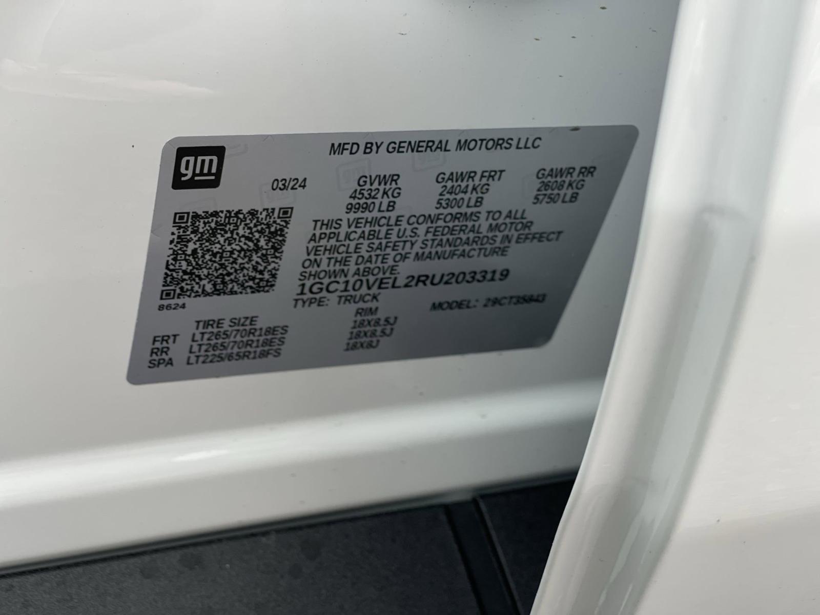 2024 Chevrolet Silverado EV Vehicle Photo in BENTONVILLE, AR 72712-4322