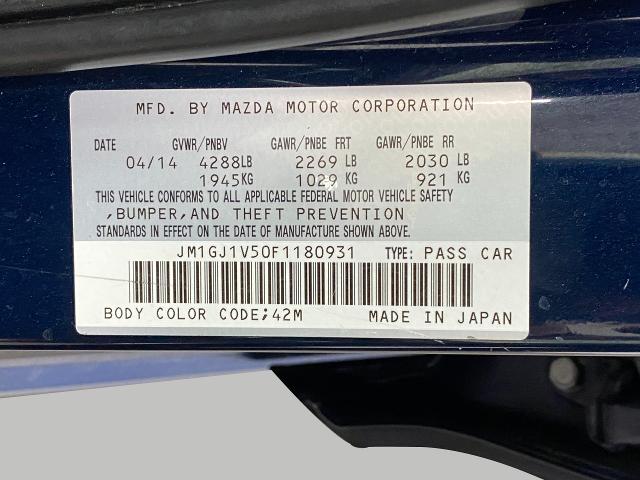 2015 Mazda6 Vehicle Photo in Appleton, WI 54913